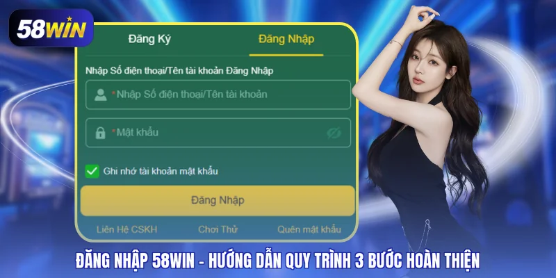 Đăng nhập 58WIN