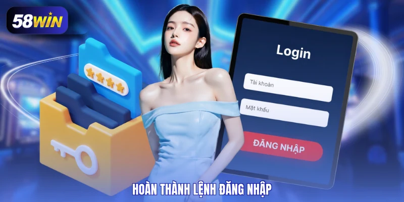 Hoàn thành lệnh đăng nhập